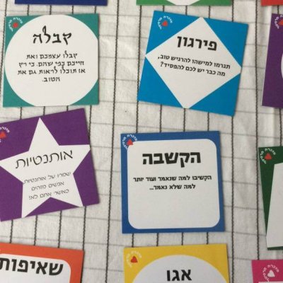 מתנה לצוות לסיום שנה מגנטים עליהם אימרות/ערכים המייחדים את בית הספר.